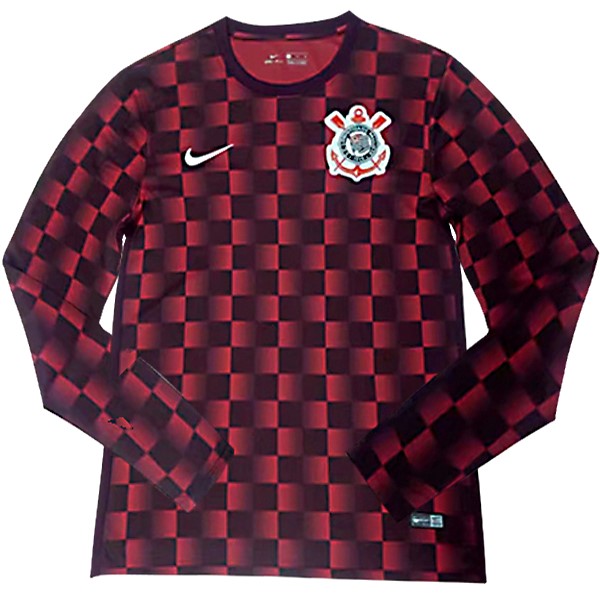 Camiseta Corinthians Paulista 2ª ML 2019-2020 Rojo